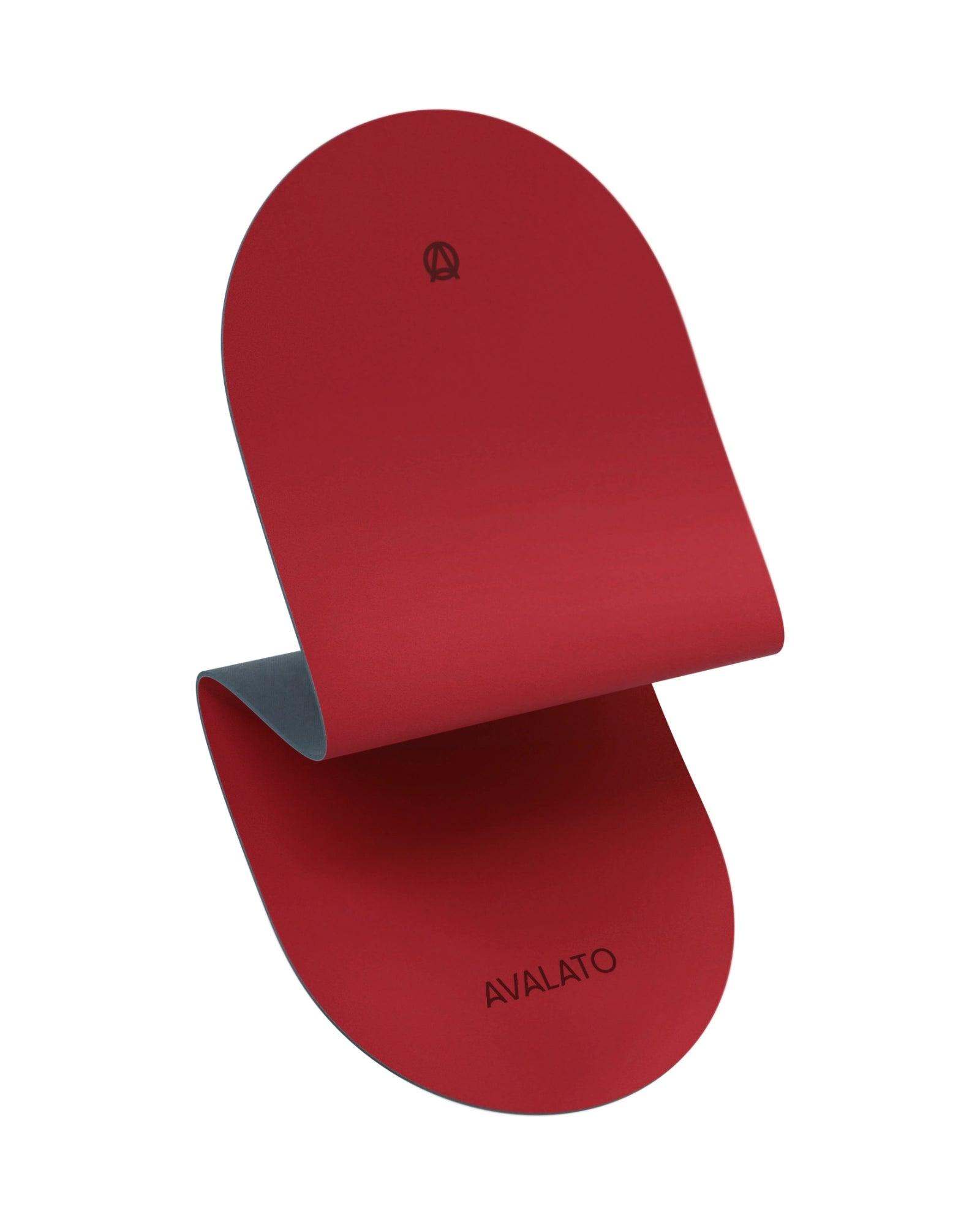 red-exercise-mat-side-vieww - AVALATO 
